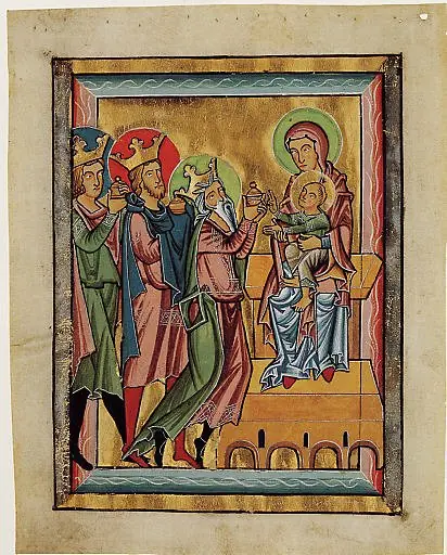 Adoration of the Magi, 1235
