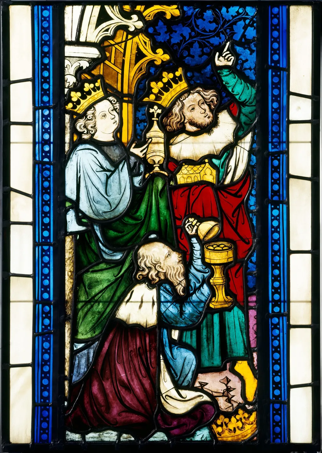 Adoration of the Magi from Seven Scenes from the Life of Christ, unspecified, 1396