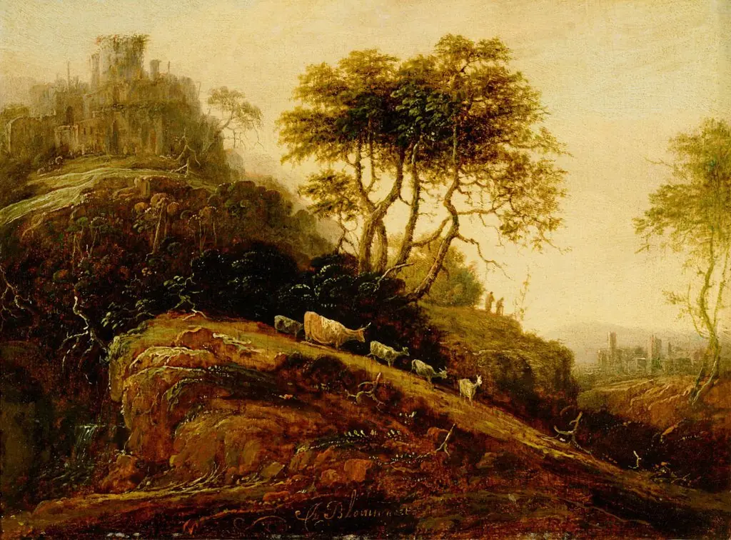 Berglandschaft, by Adriaan Bloemaert