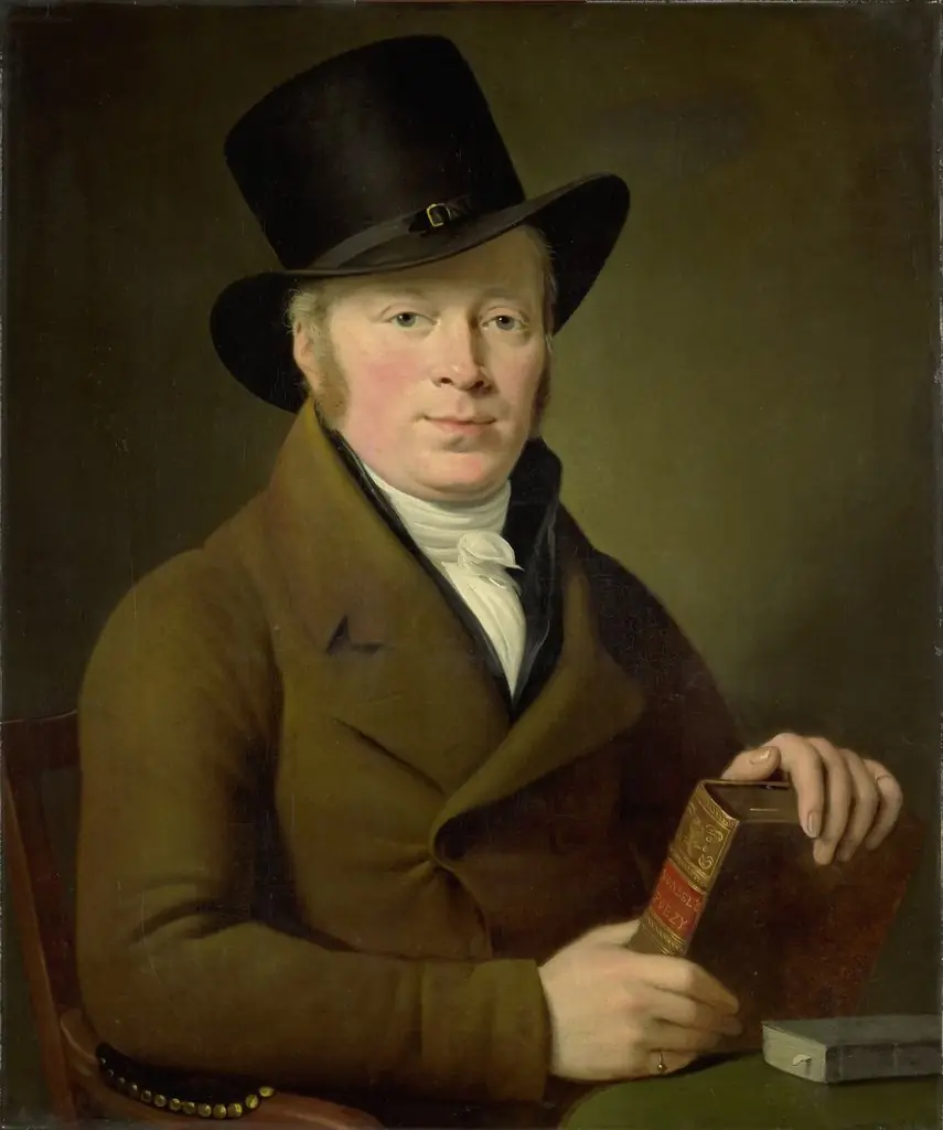 Portrait of the Poet Barend Klijn Barendsz, by Adriaan de Lelie, 1813