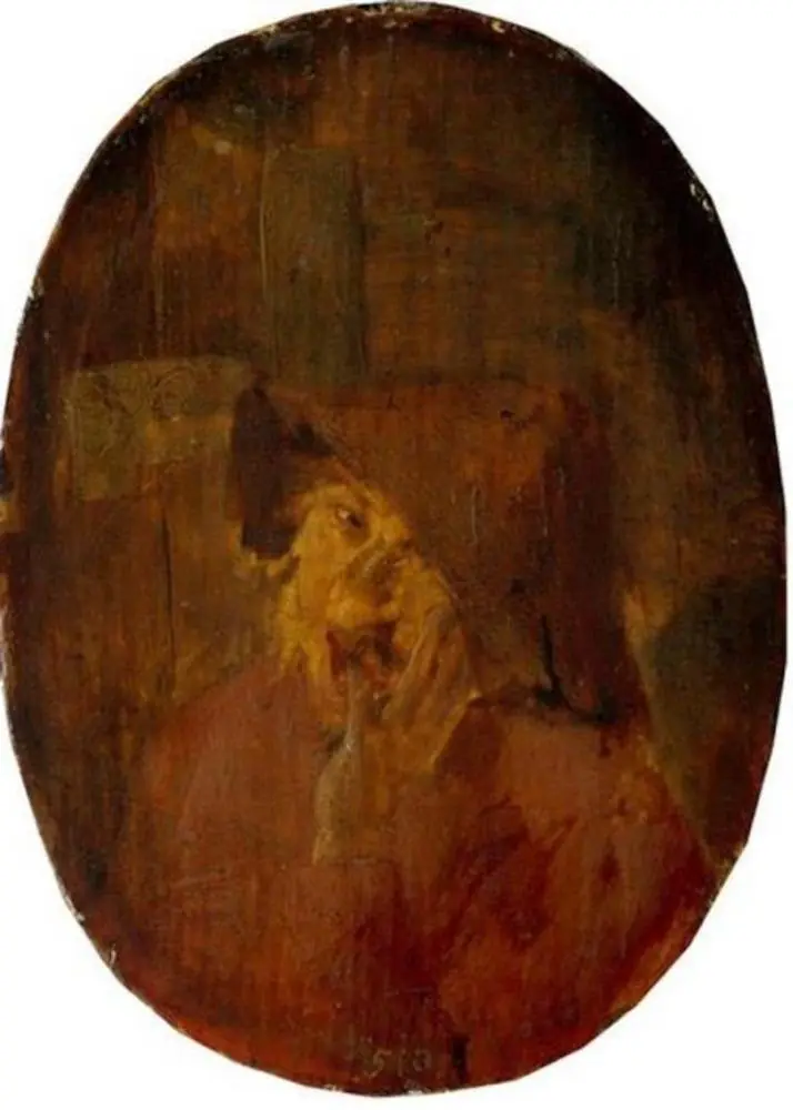 A Caricature, by Adriaen Brouwer