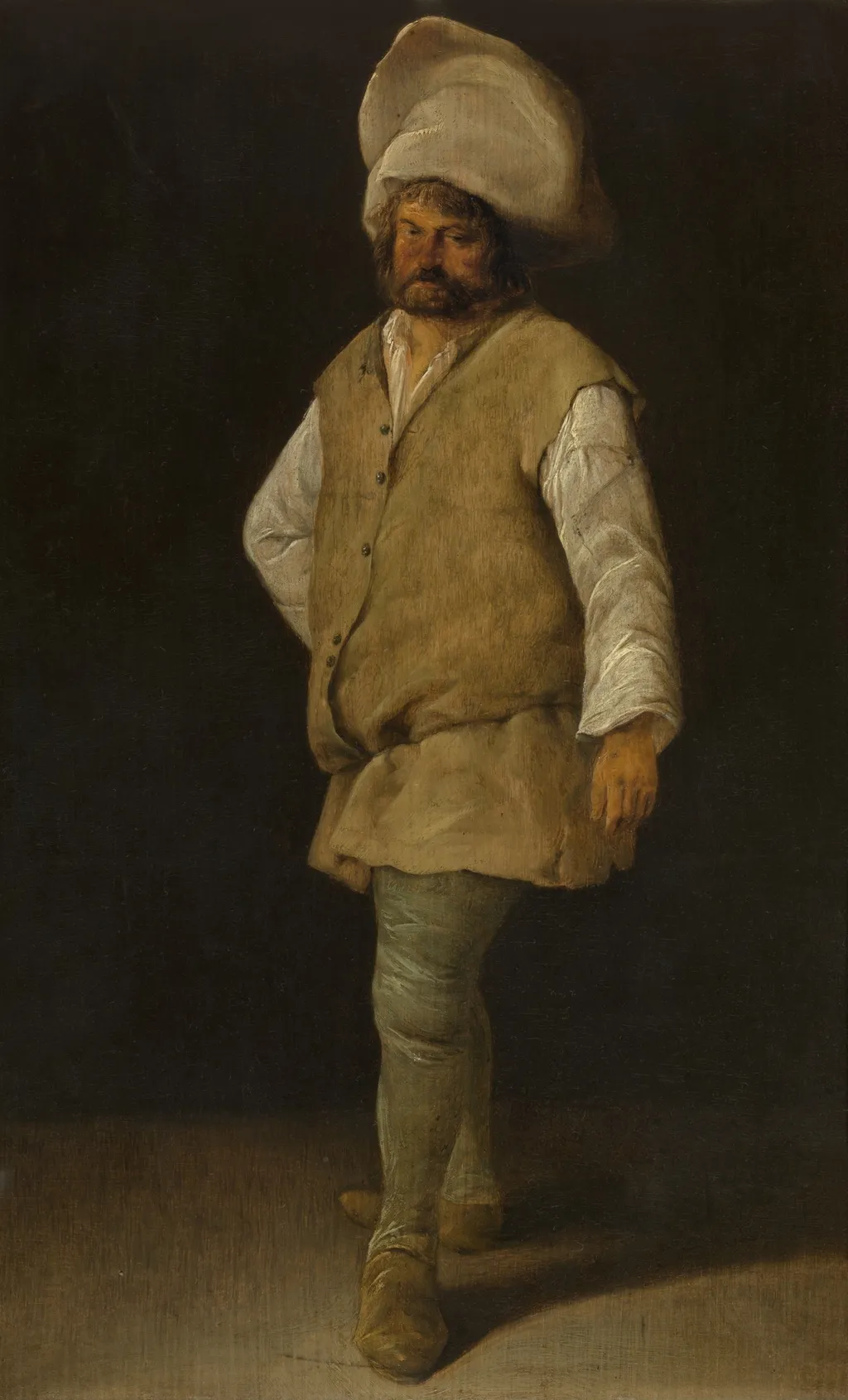 A Porter, by Adriaen Brouwer, oil, 1630