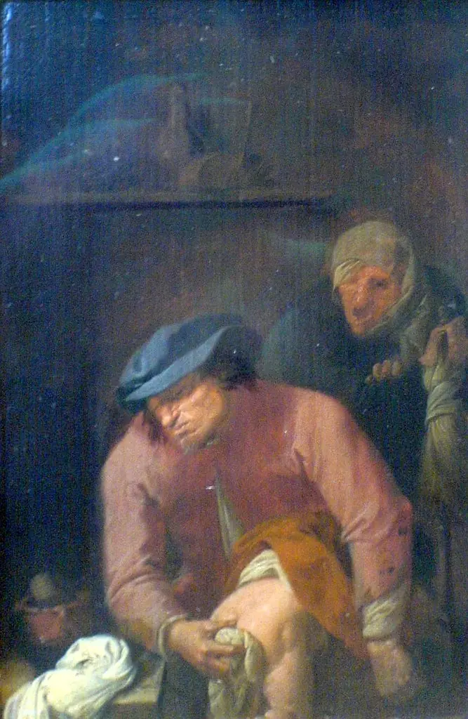 Paternal Duties, by Adriaen Brouwer