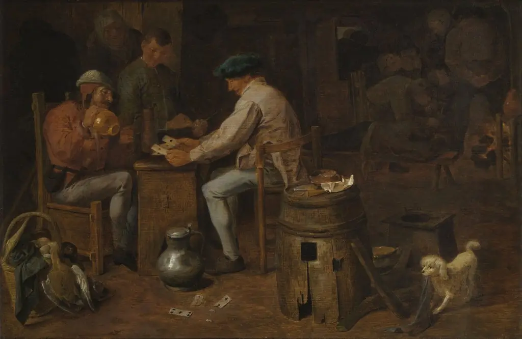 Playing Cards, by Adriaen Brouwer