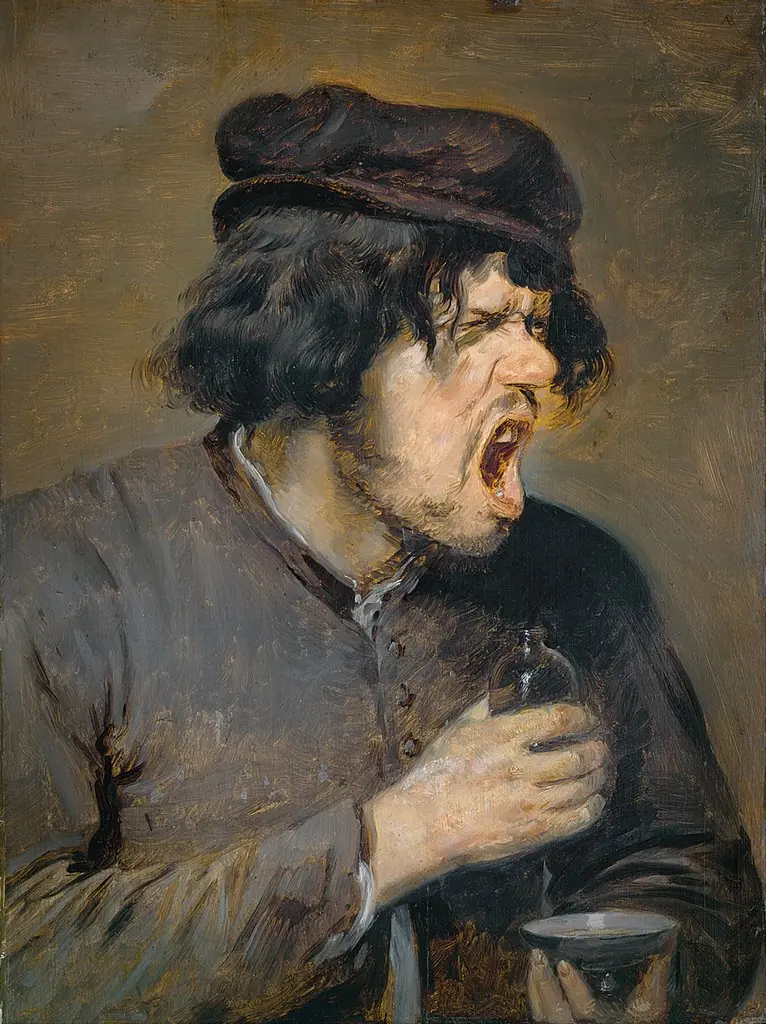 The Bitter Draught, by Adriaen Brouwer