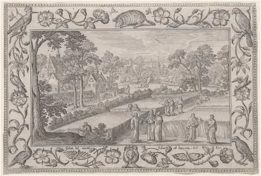 Christ and the Disciples in the Field, by Adriaen Collaert