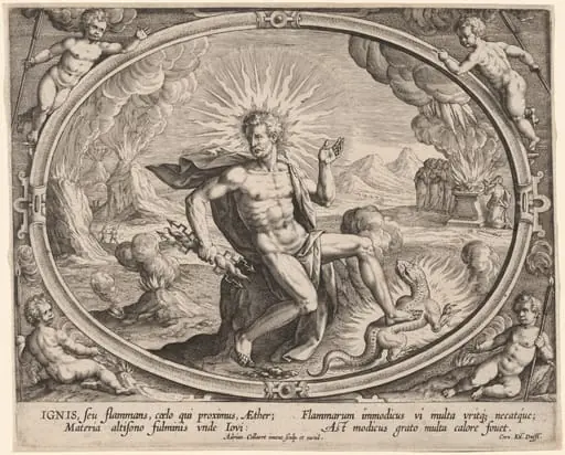 Ignis (Fire), by Adriaen Collaert