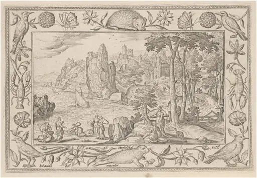 Pharaoh’s Daughter Finding Moses, by Adriaen Collaert