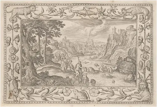 The Baptism of Christ, by Adriaen Collaert