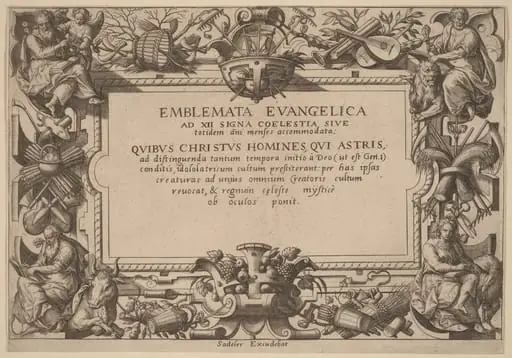 Title Page, by Adriaen Collaert