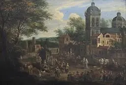 Volksbelustigung, by Adriaen Frans Boudewyns
