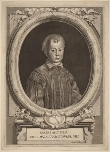 Garzia dei Medici, by Adriaen Haelwegh