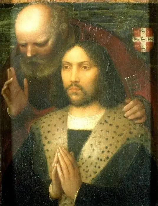 Donor portrait with Saint Peter, by Adriaen Isenbrandt