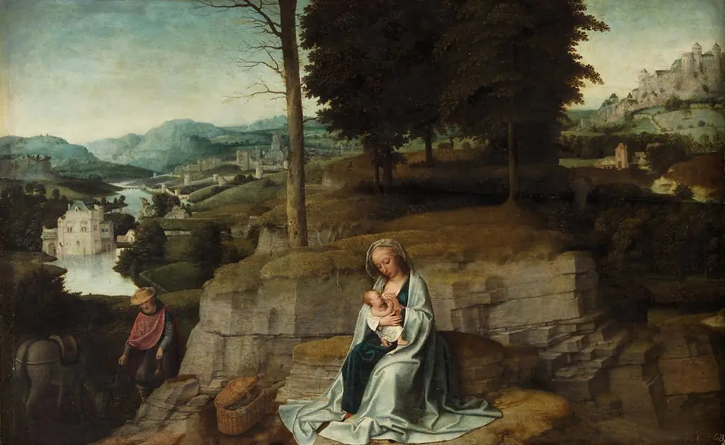 Rest on the Flight into Egypt, by Adriaen Isenbrandt