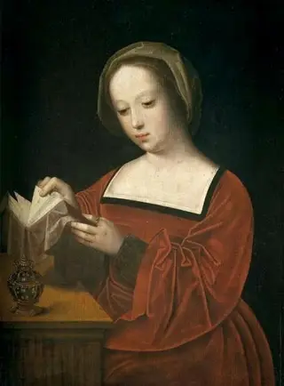 St. Mary Magdalene reading, by Adriaen Isenbrandt, 1530