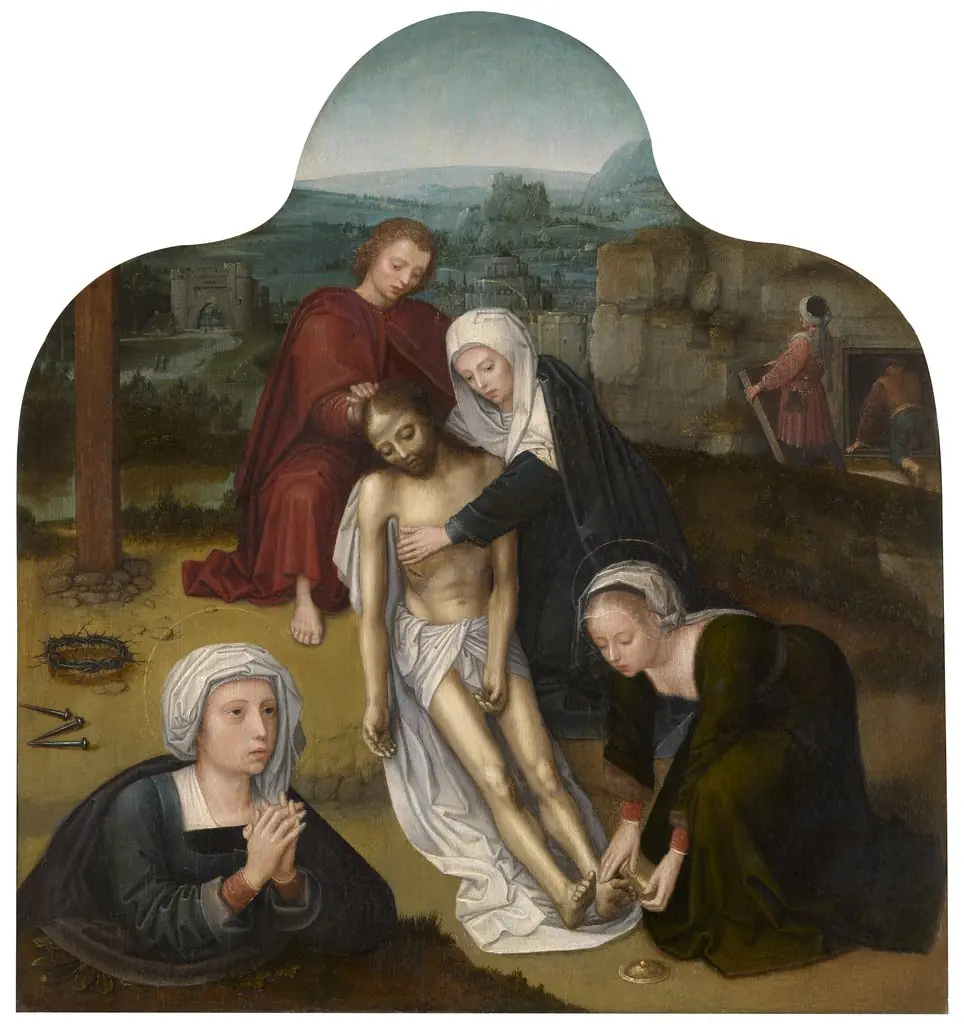 The Lamentation over the Dead Christ, by Adriaen Isenbrandt
