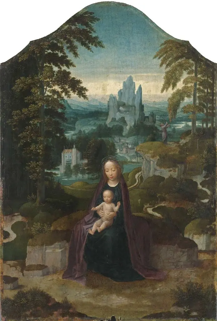 The Rest on The Flight into Egypt, by Adriaen Isenbrandt