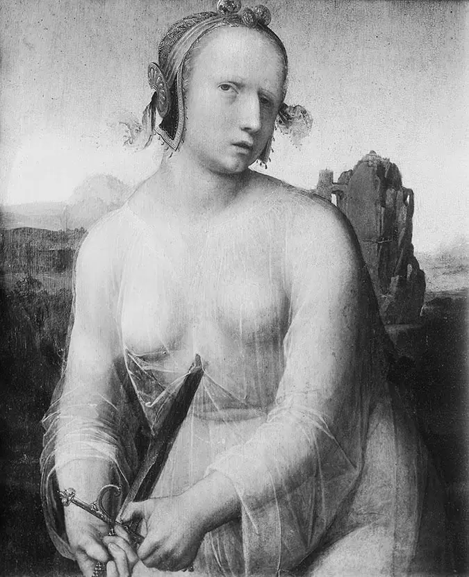 The Suicide of Lucretia, by Adriaen Isenbrandt