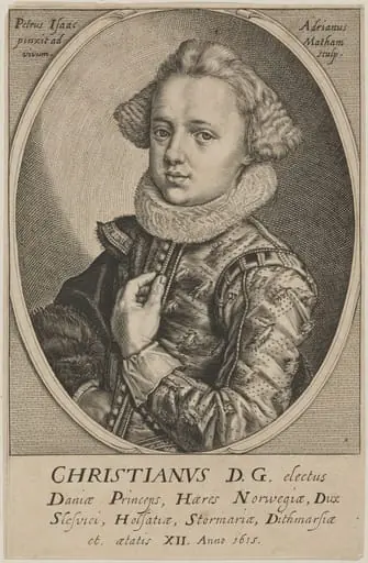 Prince Christian of Denmark, Son of Christian IV, by Adriaen Matham