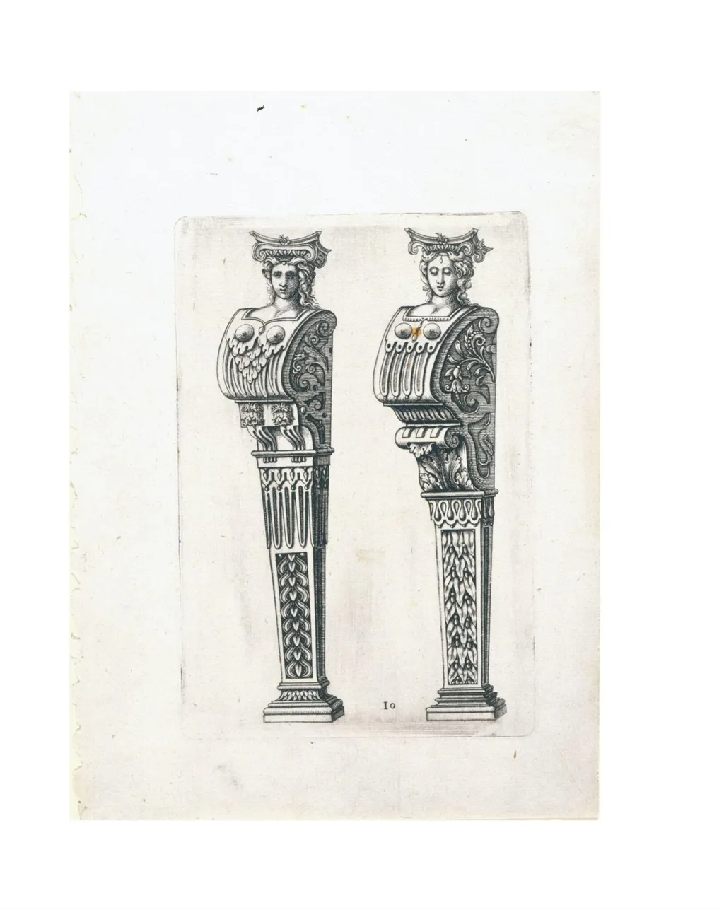 Corinthian term, by Adriaen Muntinck, 1604