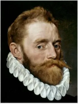 Portrait of a Gentleman, by Adriaen Thomasz. Key, oil, 1575