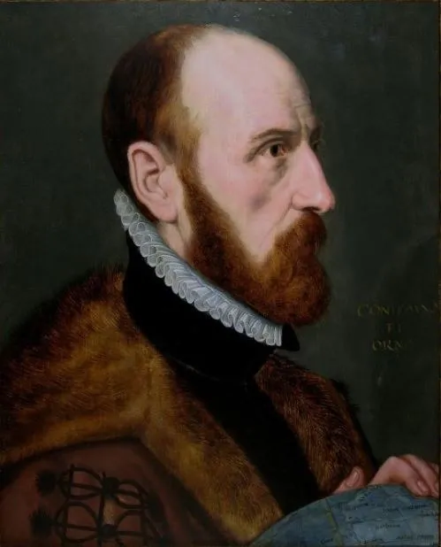 Portrait of Abraham Ortelius, by Adriaen Thomasz. Key, oil, 1574