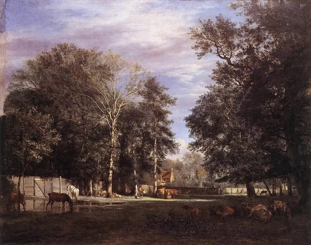 The Farm, by Adriaen van de Velde