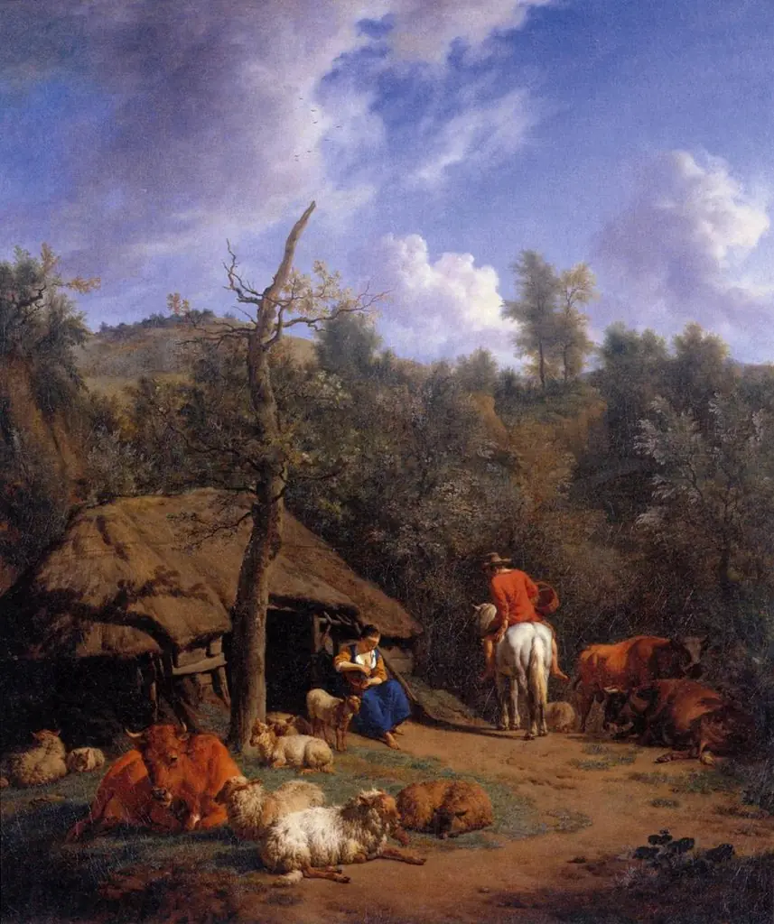 The Hut, by Adriaen van de Velde