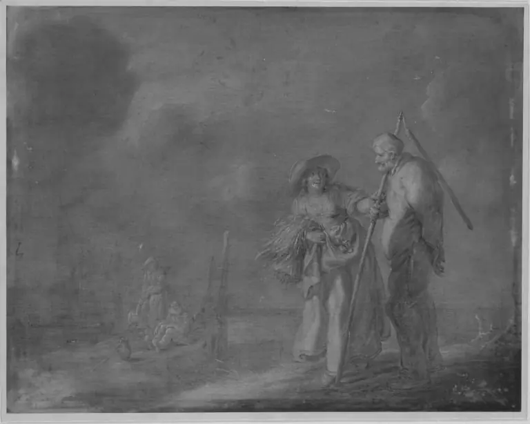 Alter Bauer, by Adriaen van de Venne