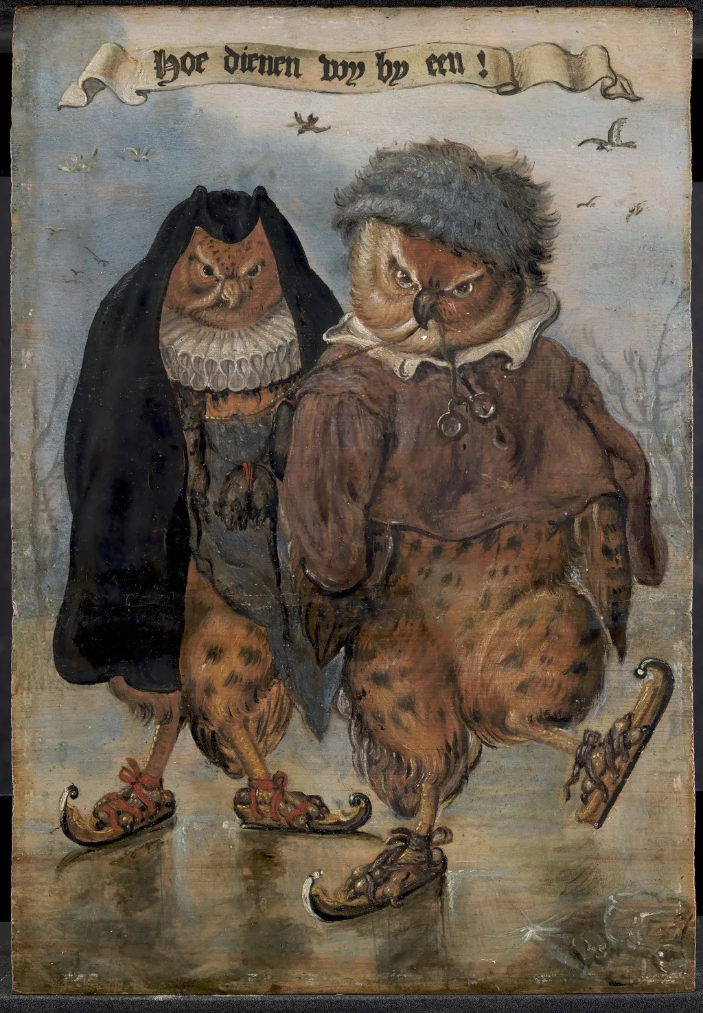 How Well We Go Together, by Adriaen van de Venne, oil, 1635