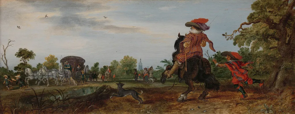Summer, by Adriaen van de Venne, oil, 1625