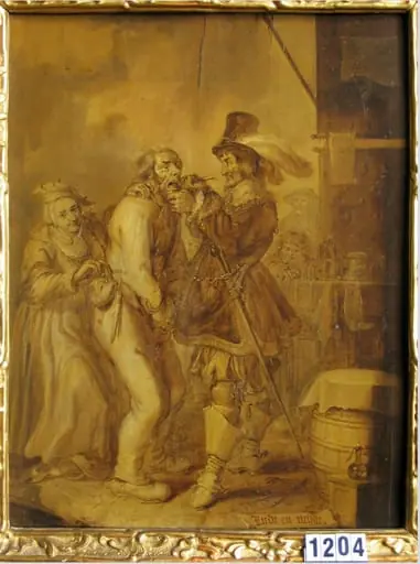 Țăranul în capcană, by Adriaen van de Venne
