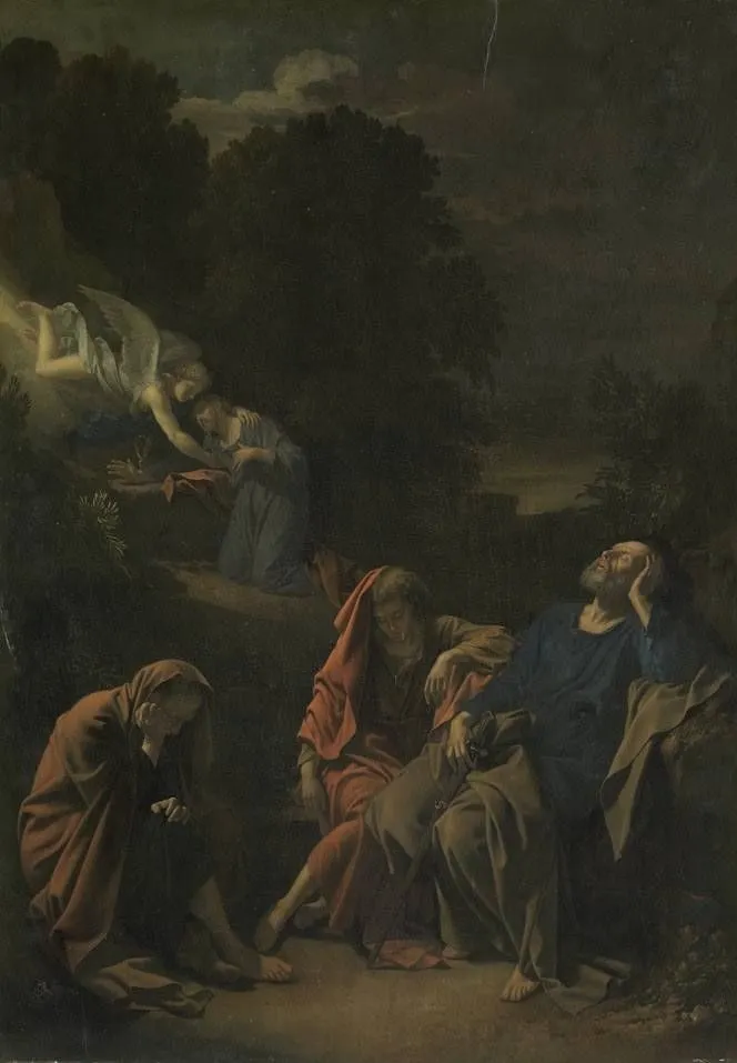 Agony in the Garden, by Adriaen van der Werff, oil, 1711