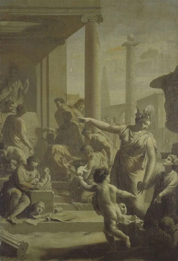 Allegorie op de schilderkunst, by Adriaen van der Werff
