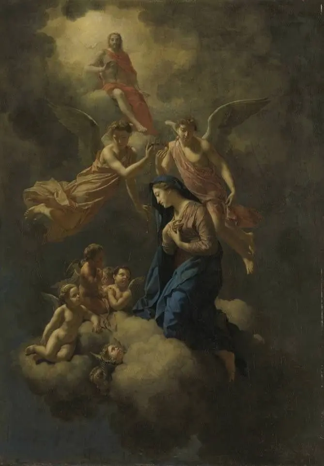 Coronation of the Virgin, by Adriaen van der Werff