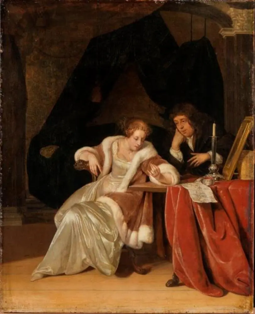 Domestic Scene, by Adriaen van der Werff