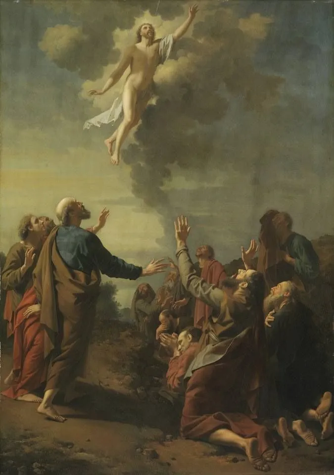 The Ascension of Christ, by Adriaen van der Werff, oil, 1710