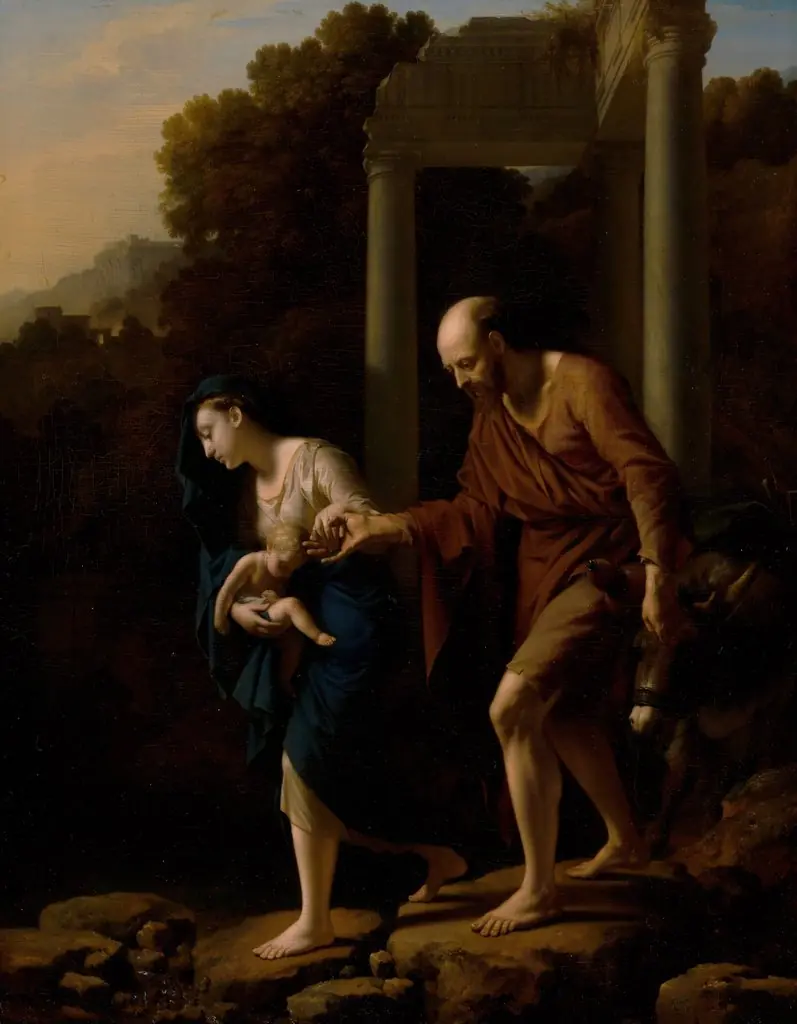 The Flight into Egypt, by Adriaen van der Werff