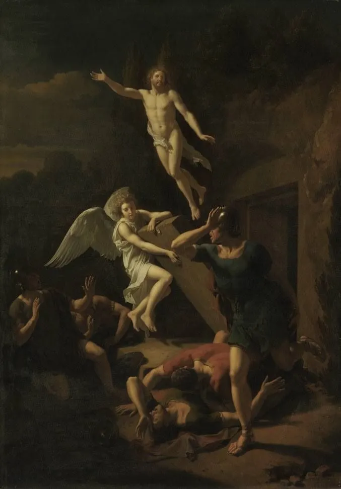 The Resurrection, by Adriaen van der Werff, oil, 1713