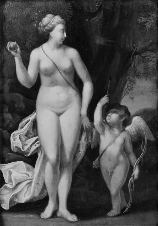 Venus and Cupid, by Adriaen van der Werff, unspecified, 1700