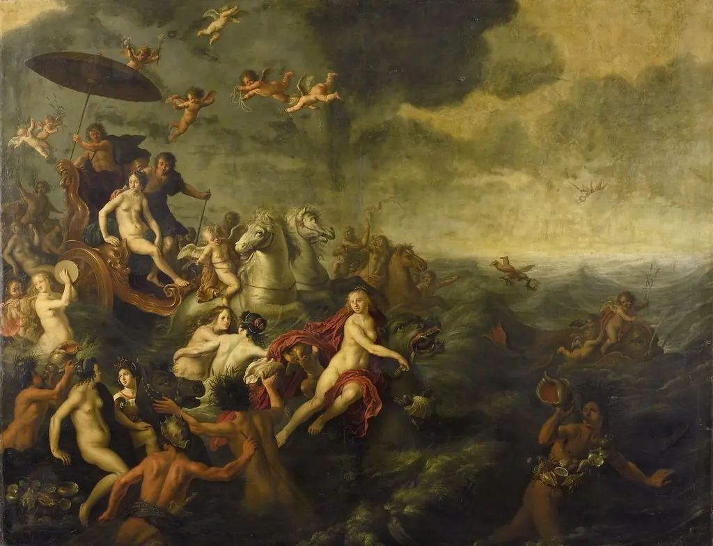 Galatea and Acis, by Adriaen van Nieulandt the younger
