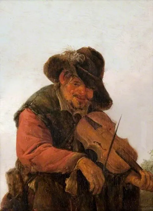 An Itinerant Musician, by Adriaen van Ostade