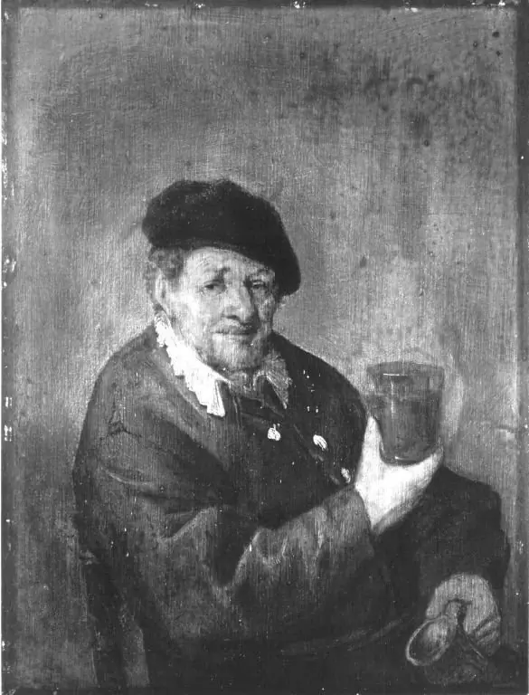 Mann in rotbraunem Gewand, by Adriaen van Ostade