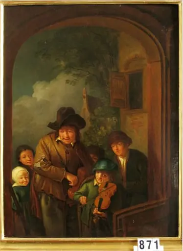 Micul violonist, by Adriaen van Ostade