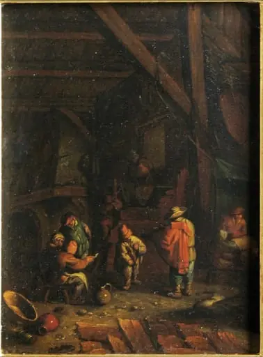 Muzicanți în cameră țărănească, by Adriaen van Ostade