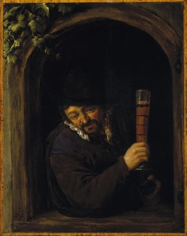 Peasant at a Window, by Adriaen van Ostade