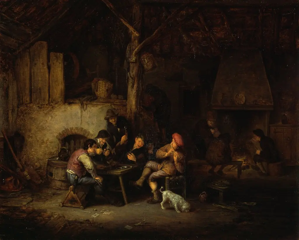 Peasants at an Inn, by Adriaen van Ostade