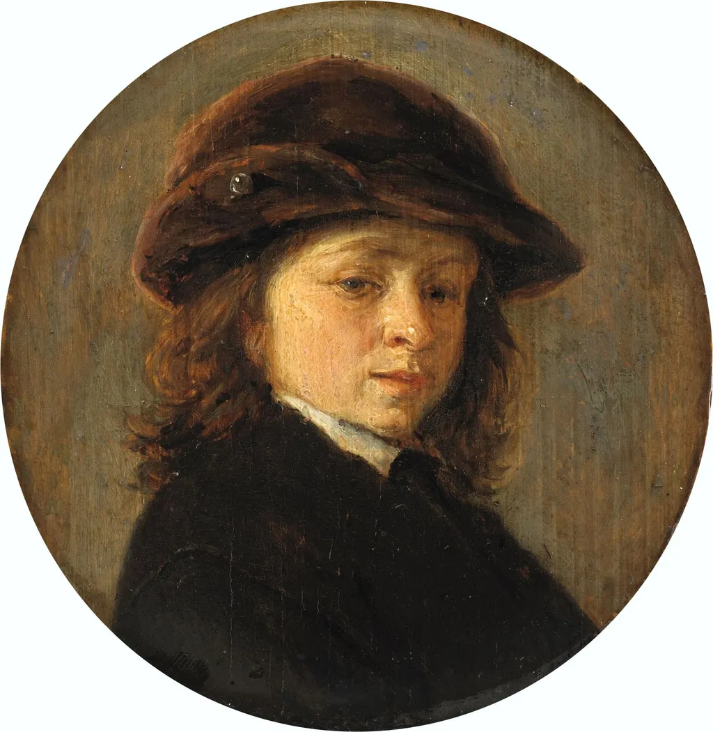 Portrait of a boy, by Adriaen van Ostade, oil, 1650