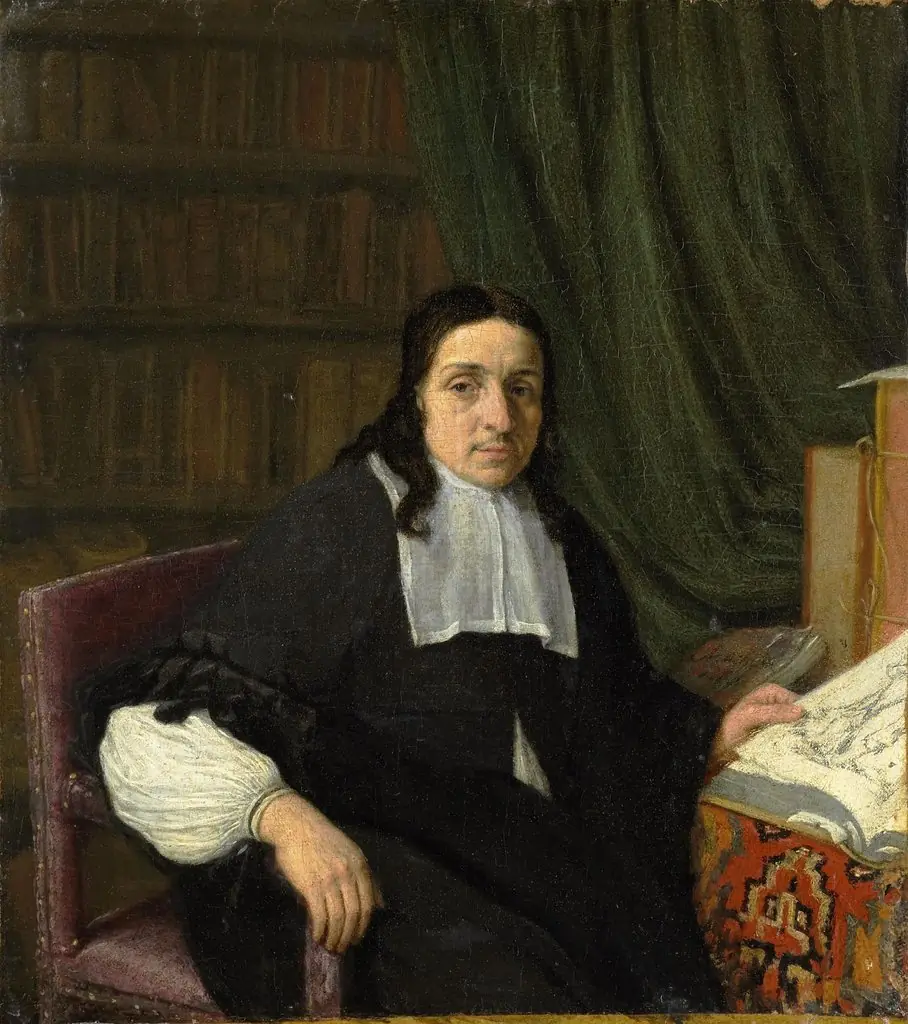Portrait of a scholar, by Adriaen van Ostade, 1665