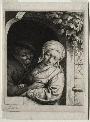 Rural Tenderness (Village Romance), by Adriaen van Ostade